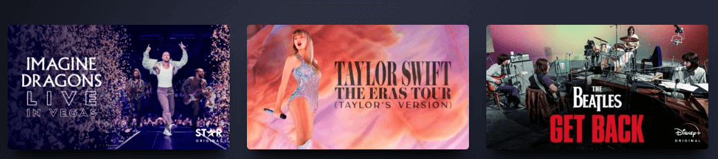 Płatny streaming koncertów na Disney+
